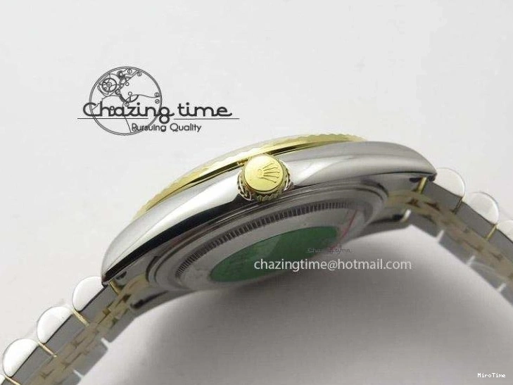 MiroTime 0108 DayDate II 41mm MK Best Edition SS RG Wrapped Sliver Dial Roman Marker On Bracelet A Casual 4005